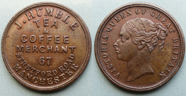 Manchester, J Humble tea dealer